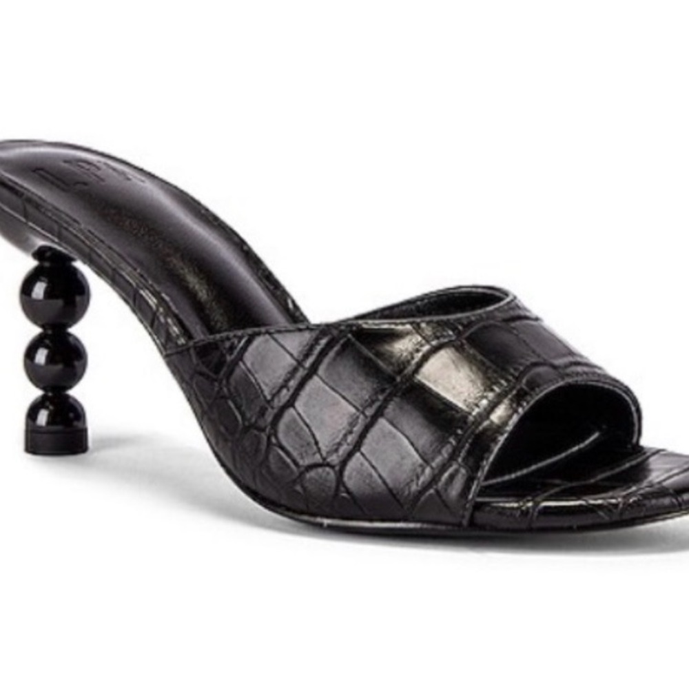 LPA Sofi Croc Embossed Bubble Heel Size US 6